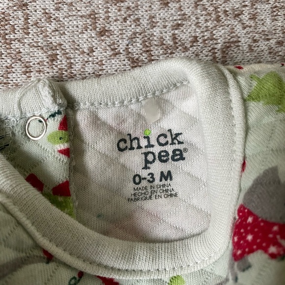 5/$25 Chick Pea Baby 3-Piece Christmas Dinosaur Outfit Set - Picture 5 of 5